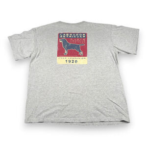 Vintage Labrador Retriever Shirt Adult 2XL XXL Gray Dog American Sportsman 90s